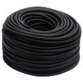 vidaXL Hybridná vzduchová hadica, čierna 0,6" 20 m, guma a PVC