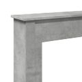 vidaXL Obloženie krbu betónovosivé 75x20x87,5 cm kompozitné drevo