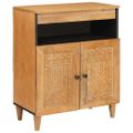 vidaXL Servírovacia skriňa 60 x 33 x 75 cm Masívne mango drevo