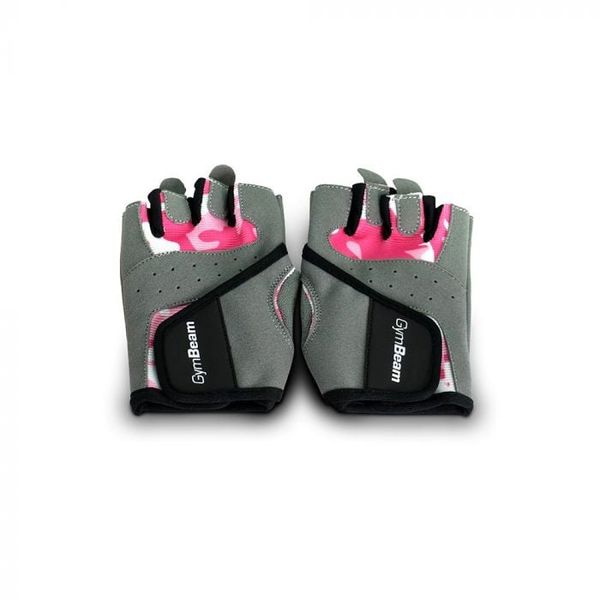 Fitness Dámske rukavice Camo Pink - GymBeam, veľkosť S