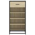 vidaXL Regál na topánky dub sonoma 48x38x97,5 cm spracované drevo