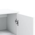 vidaXL Komody 2 ks biele 60x31x84 cm kompozitné drevo