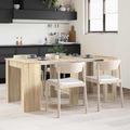vidaXL Jedálenský stôl 180 x 85 x 75 cm Kompozitné drevo Dub sonoma