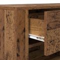 vidaXL TV skrinka 100 x 35 x 40 cm Staré drevo Kompozitné drevo