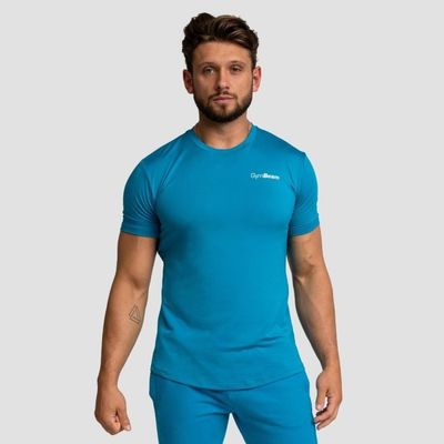 Pánske športové tričko Limitless Aquamarine - GymBeam