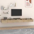 vidaXL Nástenné skrinky 2 ks dub sonoma 102x30x20 cm spracované drevo