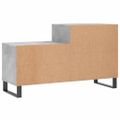 vidaXL Botník betónovo sivý 102x36x60 cm spracované drevo