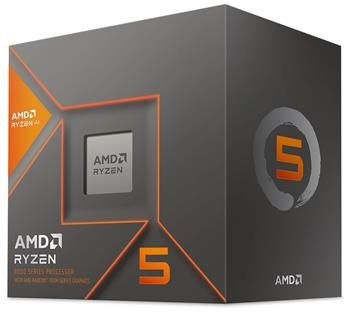 AMD Ryzen 5 8600G / LGA AM5 / max. 5,0GHz / 6C/12T / 22MB / 65W TDP / Radeon 760M / BOX vč. chladiče Wraith Stealth Procesor, 6 jader, 12 vláken, max. 5,0GHz, 22MB, LGA AM5, 65W TDP, AMD Radeon 760M, BOX s chladicem Wraith Stealth