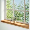vidaXL Okenný parapet 2 ks svetlohnedá 70x15x2 cm dubový masív