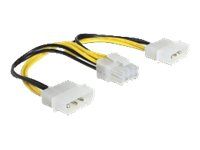 Elektrický kábel - 8 pin EPS12V (F) do 4 pinové interné napájanie (M) - 15 cm