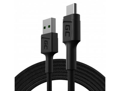Green Cell KABGC19 rýchlonabíjací kábel Power Stream USB-A - USB-C 200cm QC 3.0