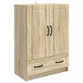 vidaXL Servírovacia skriňa so zásuvkou Dub sonoma 66 x 34,5 x 92 cm