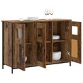 vidaXL Servírovacia skriňa Staré drevo 100 x 35 x 70 cm