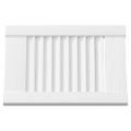 vidaXL dvierka skriniek Louvred Design 2 ks Biela 39,5x29,5 cm