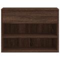 vidaXL Lavica na topánky hnedý dub 60x30x45 cm spracované drevo