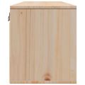 vidaXL Nástenná skriňa 100x30x35 cm masívna borovica