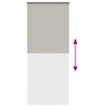 vidaXL Sprchová roleta s kazetou, 100x240 cm, šírka látky 96 cm