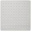 vidaXL Dažďová sprchová hlavica, oceľ 304, 20x20 cm, štvorcová