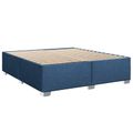 vidaXL Posteľ boxspring s matracom Modrá 140 x 190 cm Látka