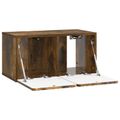 vidaXL Nástenná TV skrinka 59,5 x 31 x 30 cm Dymový dub