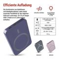 Powerbanka EMOS WI 522 /B0555BL/, 5 000 mAh, 20 W+Wireless, modrá