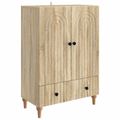 vidaXL Servírovacia skriňa Dub sonoma 66 x 34,5 x 95 cm
