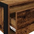 vidaXL Koncový stôl Staré drevo 100 x 36 x 75 cm Kompozitné drevo