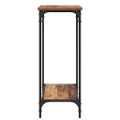 vidaXL Konzolový stôl Staré drevo 75 x 30.5 x 75 cm Kompozitné drevo
