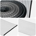 vidaxl Obrubník trávnika 20 m x 15 cm Pozinkovaná oceľ Strieborná