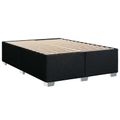 vidaXL Posteľ boxspring s matracom Čierna 160 x 200 cm Látka
