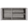 vidaXL Botník sivý dub sonoma 100x35x45 cm spracované drevo