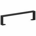 vidaXL Nohy nábytku 12 ks Čierna 436 x 40,5 x 100 mm Železo