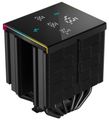 DEEPCOOL chladič AK620 Digital Pro / 2x120mm fan / 6x heatpipes / pro Intel i AMD/ černý / digitální display více hodno Chladic, pro CPU, pro Intel i AMD, socket 1700, 1200, 115x, 2011(-3), 2066, AM5, AM4, 260W TDP, 2× 120mm ventilátor, 6 heatpipe,