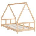vidaXL Rám detskej postele 90x190 cm masívna borovica