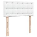 vidaXL Boxspring posteľ s matracom biela 80x200 cm umelá koža