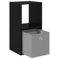 vidaXL Nočný stolík 2 ks Čierny dub 30,5 x 27 x 59,5 cm