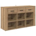 vidaXL Servírovacia skriňa Remeselný dub 100 x 30 x 59,5 cm