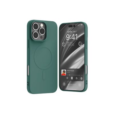 Mercury semi-silicon magsafe iphone 16 pro max (6.9) zelená
