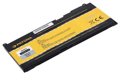 PATONA batéria pre ntb HP 430/440/450 G4 3500mAh Li-Pol 11,4V RR03XL Batéria, pre notebook, 3500mAh, Li-Pol, 11,4V, pre HP 430, 440, 450 G4, kompatibilná s batériou RR03XL, neoriginálna