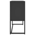 vidaXL Komoda čierna 75x35x75 cm oceľová
