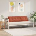 vidaXL Poduška na chrbát Červenooranžová 180 x 50 cm Kordúrová tkanina