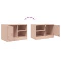 vidaXL TV skrinky 2 ks ružové 67x39x44 cm oceľ