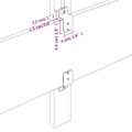 vidaXL Čelo postele so záhybmi bledosivé 83x16x118/128 cm zamat