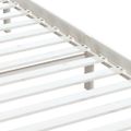 vidaXL Posteľný rám biely 180x200 cm Super King masívne drevo