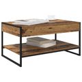 vidaXL Konferenčný stolík Staré drevo 80 x 50 x 40 cm Kompozitné drevo