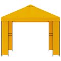 vidaXL Altánok 3 x 3 m Žltá Polyester a oceľ 190 gsm