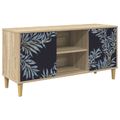 vidaXL TV skrinka DOKKUM 102 x 33 x 50 cm Sonoma Kompozitné drevo