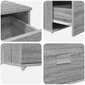 vidaXL Zásuvkový kabinet 55 x 45 x 31 cm Sivý Sonoma