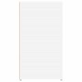 vidaXL Komoda biela 100x33x59,5 cm spracované drevo