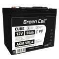 AGM12V55AH-J Green Cell CUBE AGM IP54 12V 55Ah VRLA gélová batéria s hlbokým cyklom pre skútre, kosa